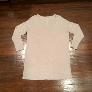 Gibson Oatmeal Scoop Long Sleeve Tunic Dress Size Medium